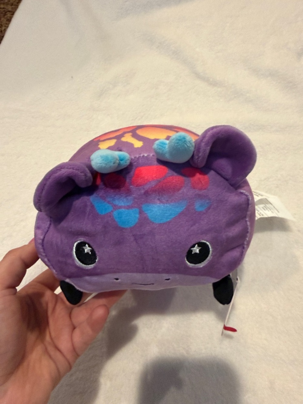 Squishmallows Purple Sea Critter Plush with Multicolor Spots